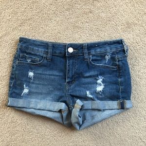 Denim shorts